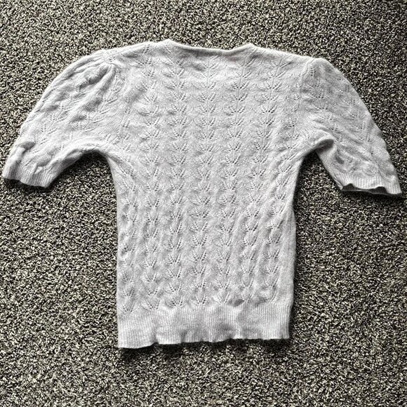 Vintage Westbound Blouse Women Small White Lambswool & Angora Knit Fairy Cottage - Picture 4 of 7